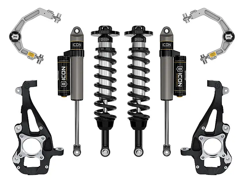 ICON Vehicle Dynamics K93142 21-25 FORD F150 4WD 3.5-4.5" STAGE 2 SUSPENSION SYSTEM W BILLET UCA