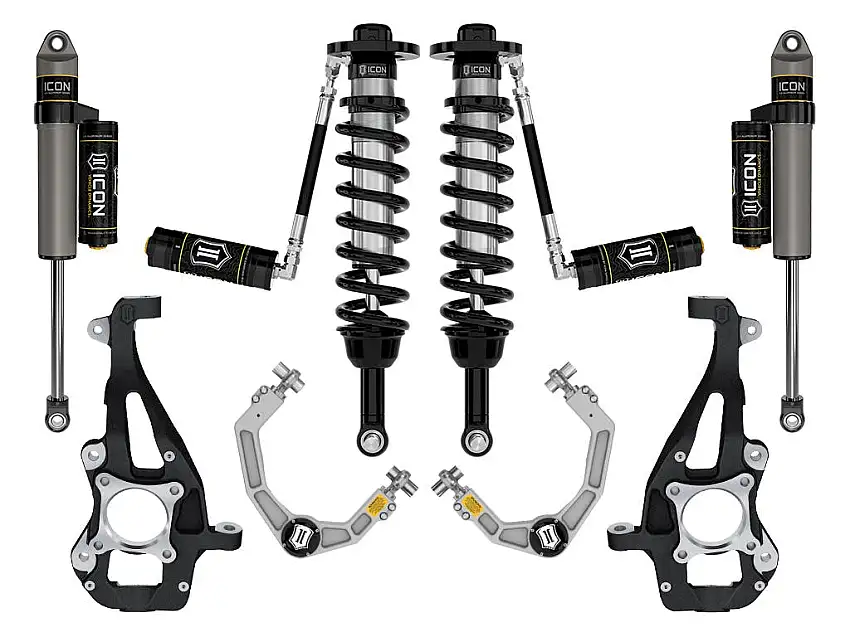 ICON Vehicle Dynamics K93143 21-25 FORD F150 4WD 3.5-4.5" STAGE 3 SUSPENSION SYSTEM W BILLET UCA