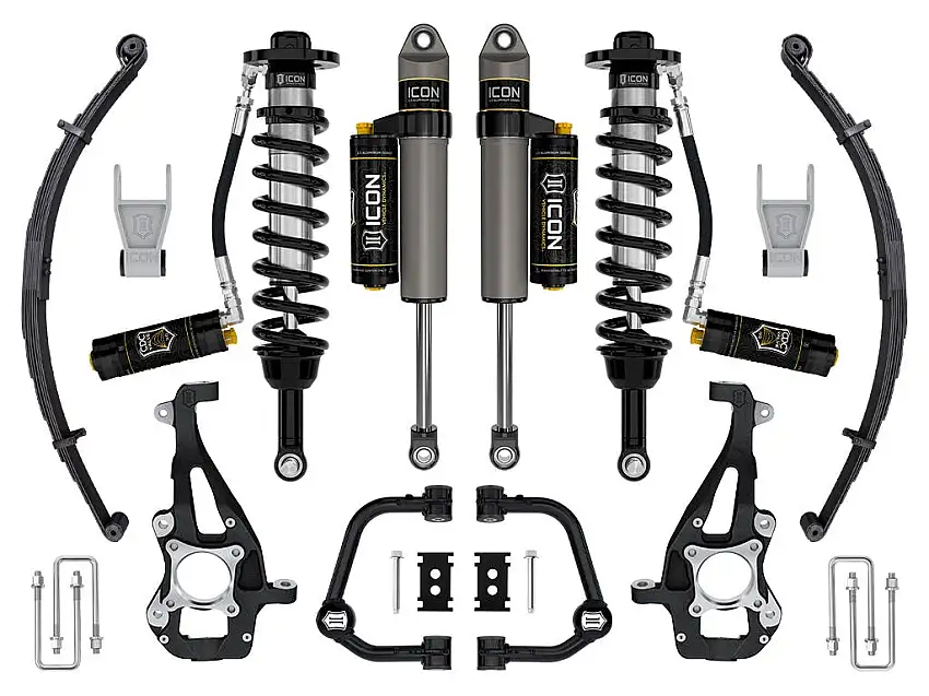 ICON Vehicle Dynamics K93144TL 21-25 FORD F150 4WD 3.5-4.5" STAGE 4 SUSPENSION SYSTEM TUBULAR CDCV LEAF PACK