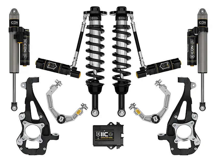 ICON Vehicle Dynamics K93145 21-25 FORD F150 4WD 3.5-4.5" STAGE 5 SUSPENSION SYSTEM W BILLET UCA
