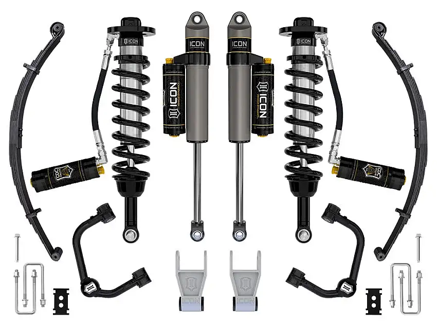 ICON Vehicle Dynamics K93164TL 21-25 FORD F150 TREMOR 2.5-3" STAGE 4 SUSPENSION SYS TUBULAR CDCV LEAF PACK