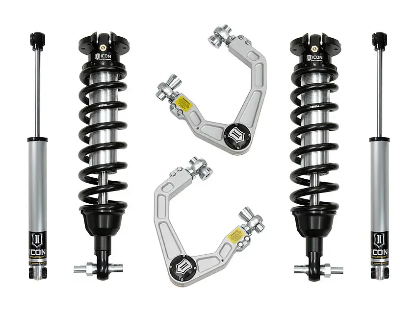 ICON Vehicle Dynamics K93202S 0-3.5" Stage 2 Suspension System W Billet UCA Steel Knuckle