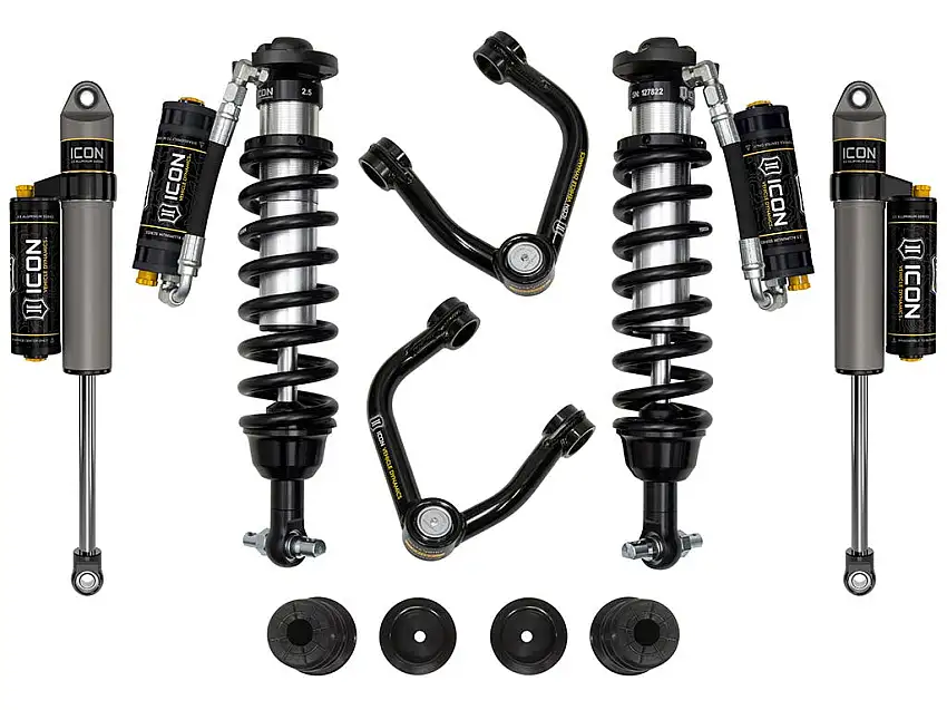 ICON Vehicle Dynamics K93205TS 0-3.5" Stage 5 Suspension System W Tubular UCA Steel Knuckle