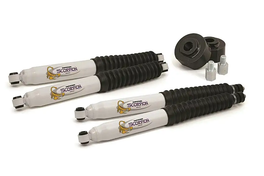 Daystar KF09050BK 2" Leveling Kit & Scorpion Shocks