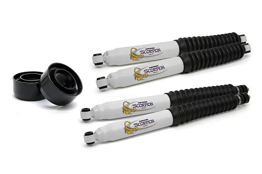 Daystar KG09117BK 2" Leveling Kit & Scorpion Shocks