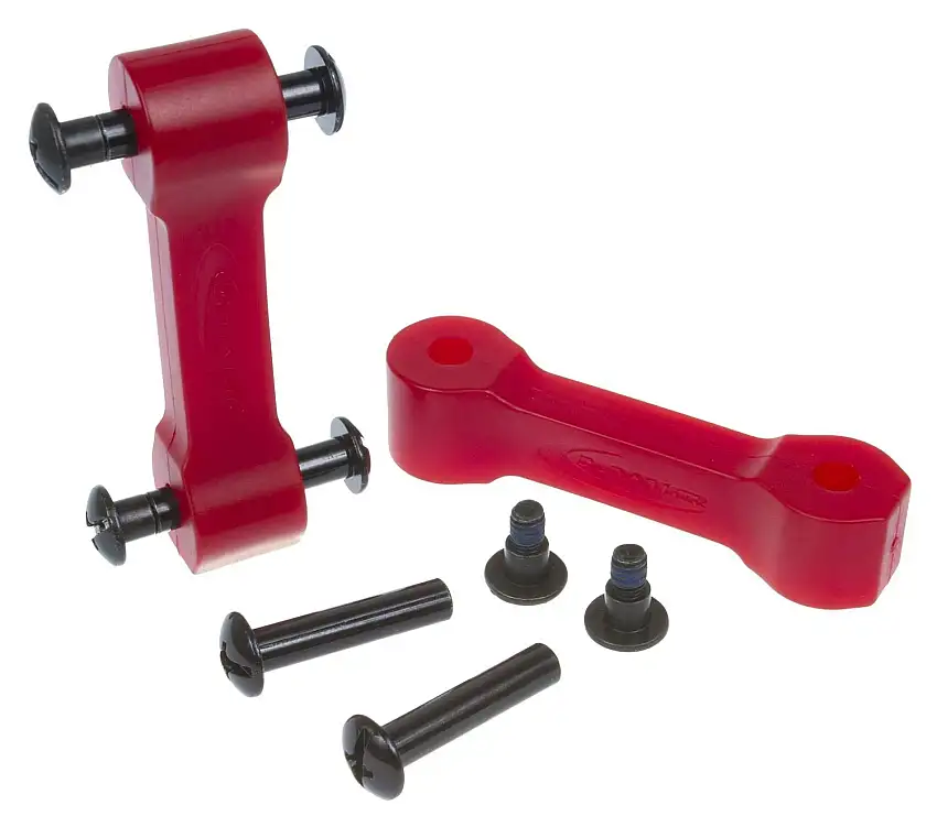 Daystar KJ09145RE Hood Latch Upgrade Red
