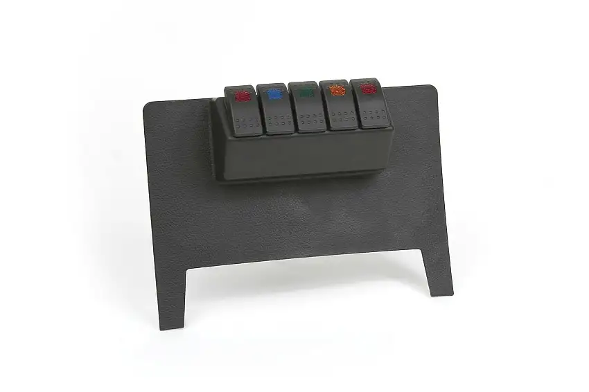 Daystar KJ71034BK Black Lower Switch Panel (Switches Sold Separate)