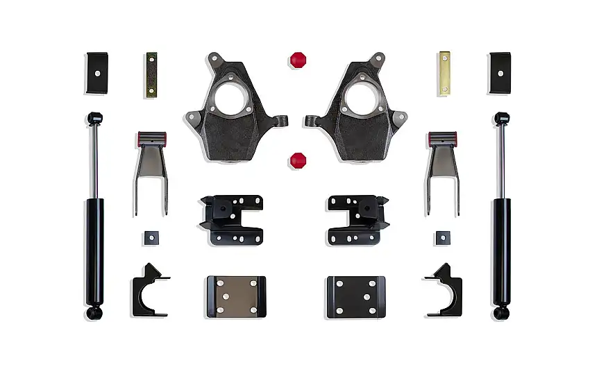 MaxTrac Suspension KS331324 2"/4" LOWERING KIT (SPINDLES, CAST STEEL ARMS)