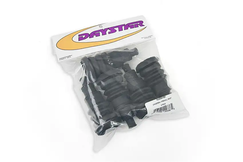 Daystar KU20041BK Firewall Boot 5 Pack 3/8" to 1" Diameter Wire Bundles