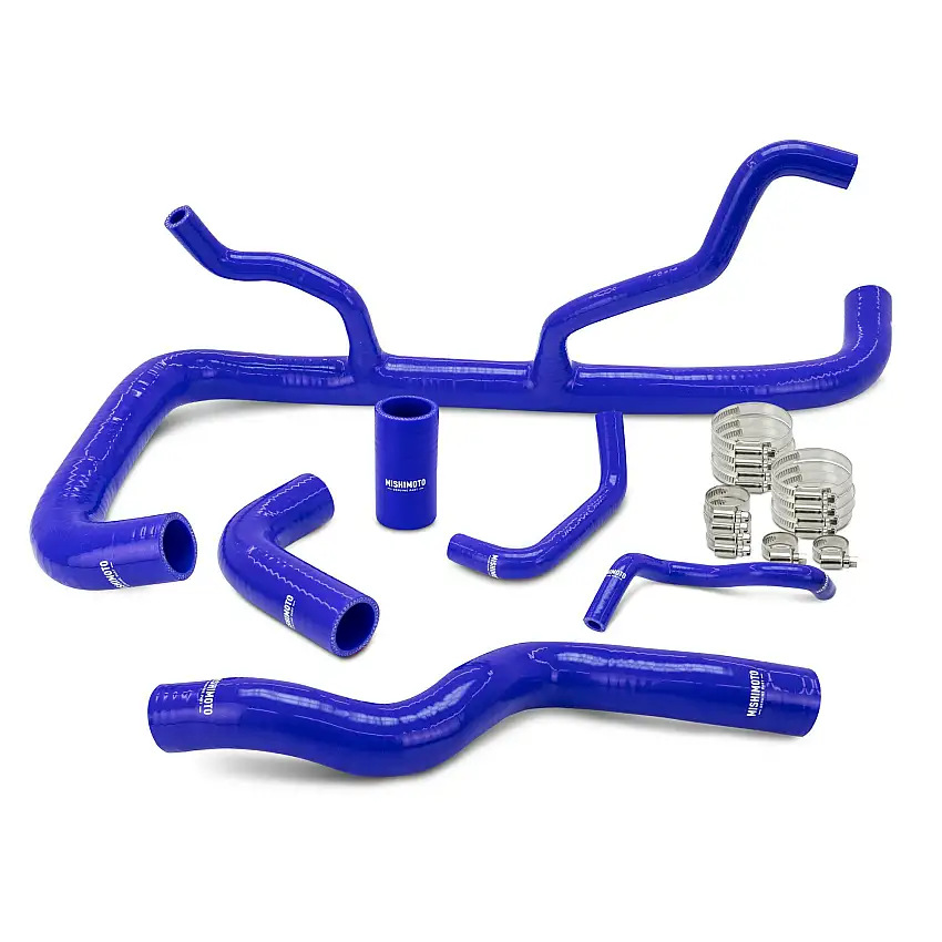 Mishimoto MMHOSE-TAC-24ABL Silicone Coolant Hose Kit, Blue, fits Toyota Tacoma 2024+