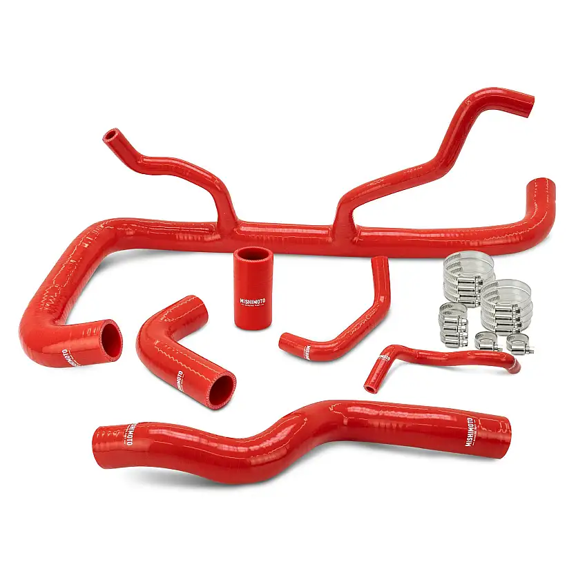 Mishimoto MMHOSE-TAC-24ARD Silicone Coolant Hose Kit, Red, fits Toyota Tacoma 2024+