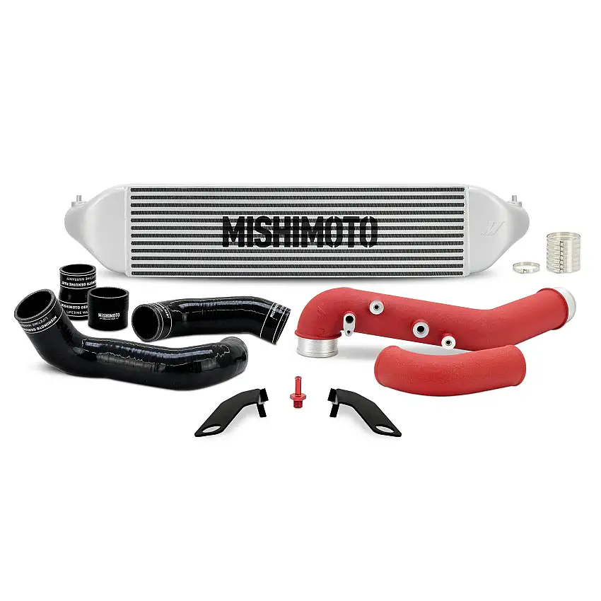 Mishimoto MMINT-CTR-23KSLRD Performance Intercooler Kit, Silver/Red, fits Honda Civic Type R 2023+