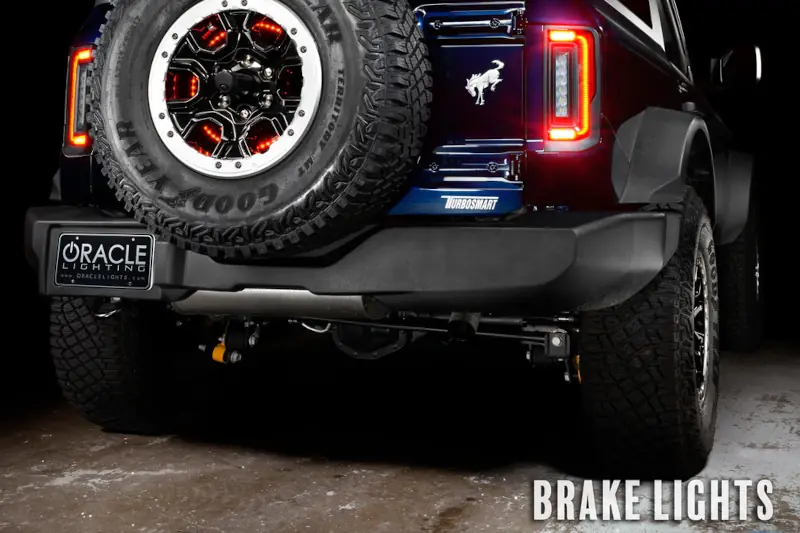 2021-2025 Ford Bronco Oracle Lighting Flush Style LED Tail Lights | 5892-504