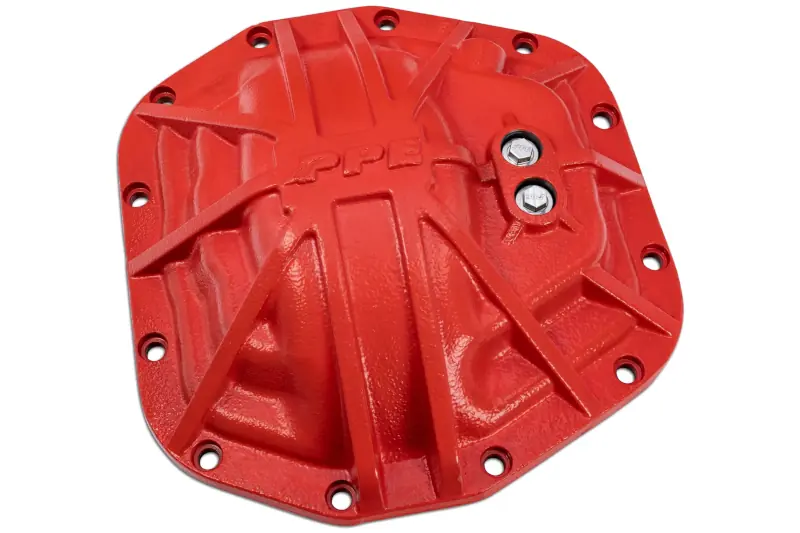 2021-2025 Ford Bronco PPE Dana M220 Heavy-Duty Cast Iron Differential Cover with Red Finish | 238053212