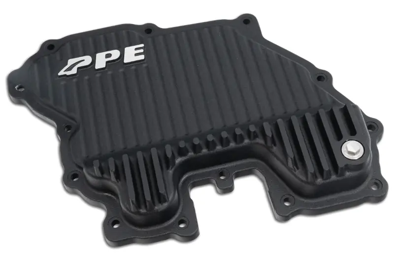 2018-2025 Ford F150 3.0L Powerstroke PPE Black Aluminum HD Oil Pan | 314052220