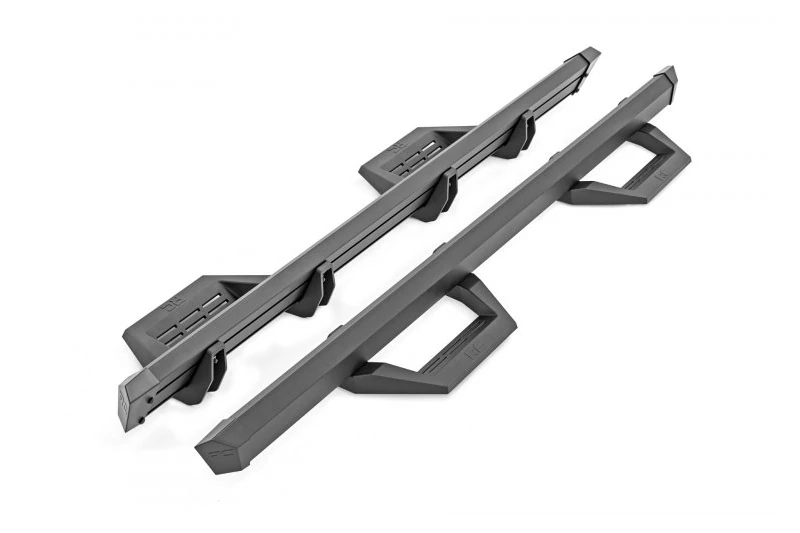 2019-2025 RAM 1500 SuperCrew Rough Country SRX2 ADJ Aluminum Side Steps | 31008A