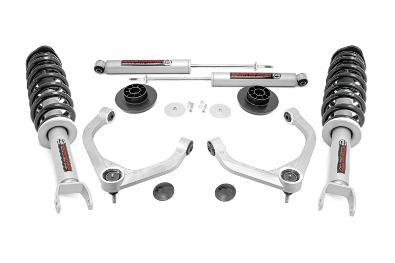 2019-2025 RAM 1500 2WD/4WD Rough Country 3.5 inch Lift Kit (N3 Front & Rear Shocks) | 31431