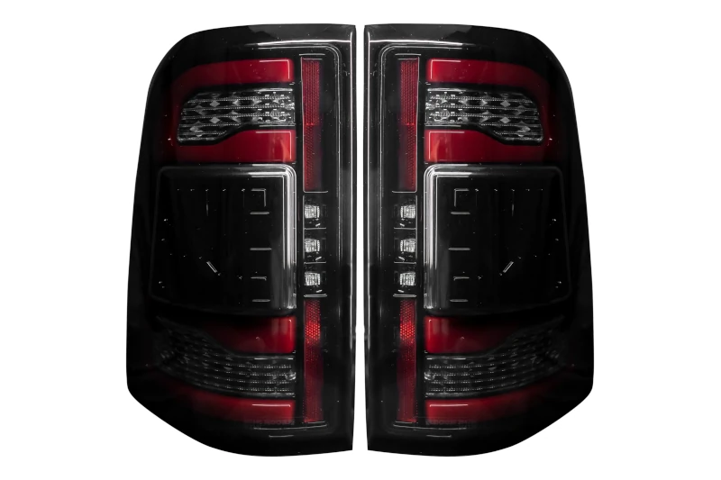 2019-2023 Ram 1500 Recon Smoked/Black OLED Tail Lights - Factory LED | 264338LEDBKX
