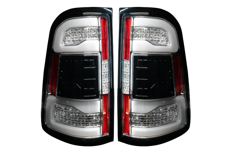 2019-2023 Ram 1500 Recon Smoked/Black OLED Tail Lights - Factory Halogen | 264338LEDCLX