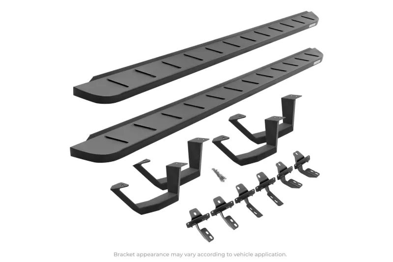 2022-2025 Toyota Tundra Crew Max Go Rhino RB10 Running Boards with Drop Steps (Textured Powder-Coat) | 6344368720PC