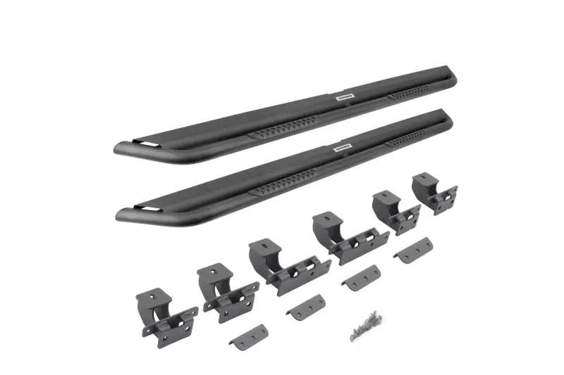 2021-2025 Ford Bronco Sport Go Rhino Dominator Xtreme DS Side Steps with Mounting Brackets and Textured Black Finish | DS4029T