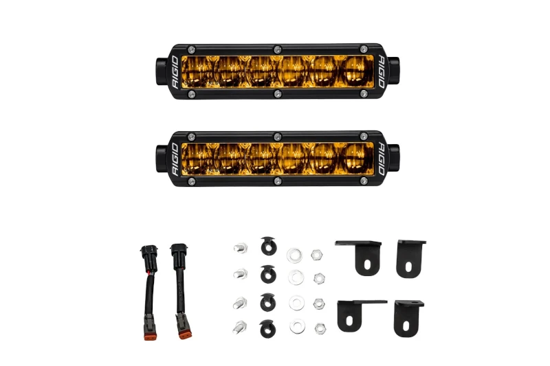 2022-2025 Toyota Tundra Rigid 6 inch SR-Series Selective Yellow Fog Light Kit | 37201