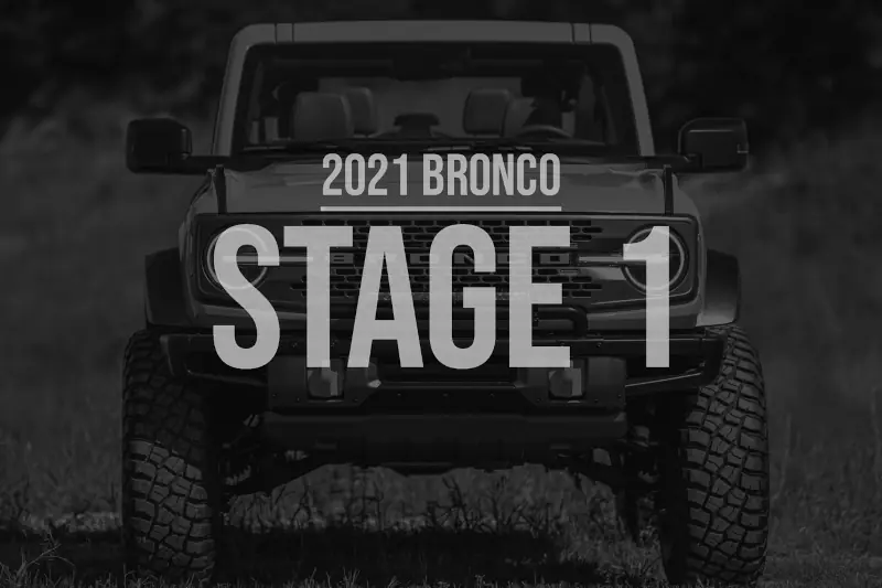 2021-2025 Ford Bronco RPG Stage 1 Package with UCAs, Full Tie Rod Kit with Boots, Rear Lower Link, and Spring Perch Collar | BRAASTG1