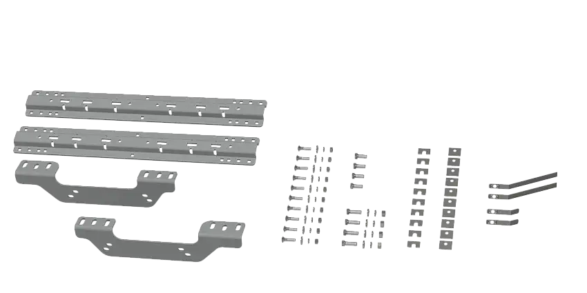 2011-2019 Chevrolet/GMC 2500 & 3500 B&W Custom Installation Kit For Universal Mounting Rails For Some GM Trucks RVK2506