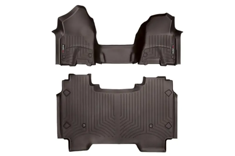 2019-2024 RAM 1500 WeatherTech FloorLiner Cocoa Over-The-Thump Full Set (No Under Seat Storage) | 4714301-4714282