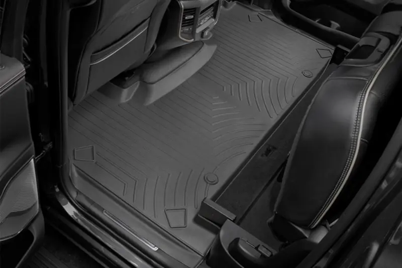 2019-2025 RAM 1500 WeatherTech FloorLiner 2nd Row (Black with Underseat Storage) | 4414283
