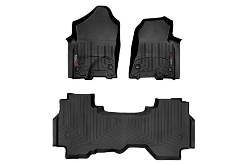 2019-2024 RAM 1500 WeatherTech FloorLiner Quad Cab (Full Set Black) | 441428-1-4