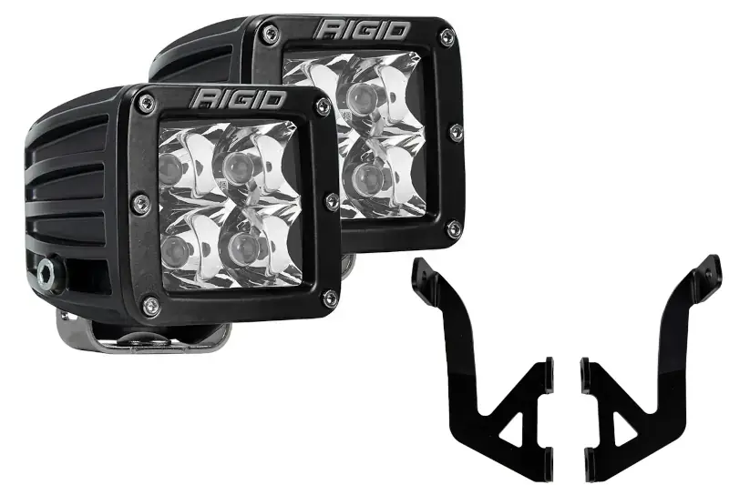 2009-2014 Ford F150 & Ford Raptor Grimm Rigid A-Pillar Light Package with Rigid Dually Spot Beams | S3M-0914Ford F150RAPGORLP