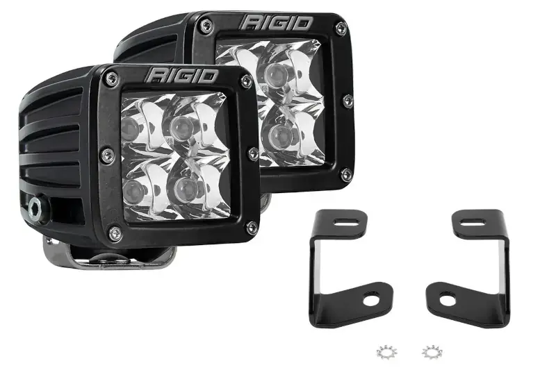 2015-2020 Ford F150 & Ford Raptor Grimm Rigid A-Pillar Light Package with Rigid Dually Spot Beams | S3M-Ford F150RAPGORLP