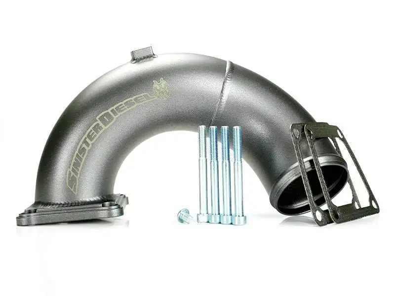 Sinister Diesel Gray Intake Elbow 03-07 Dodge 5.9L Cummins