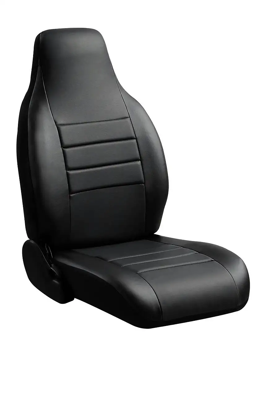 Fia SL63-2 BLK/BLK LeatherLite™ Universal Fit Seat Cover