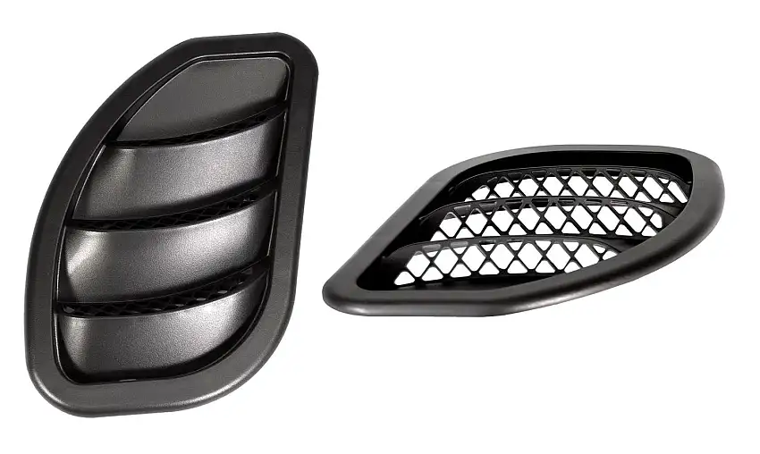 Daystar KJ71048BK Hood Side Vent Kit Right and Left Black Pair
