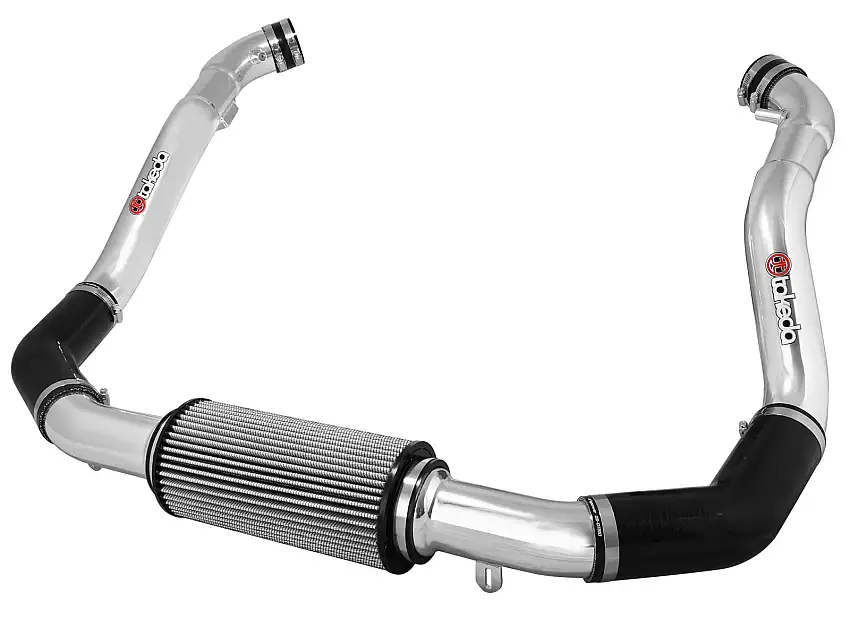 AFE TA-3016P Takeda Stage-2 Cold Air Intake System w/ Pro DRY S Filter Polished