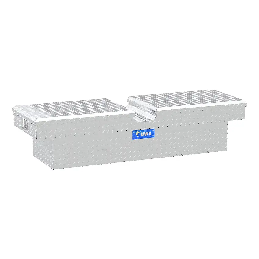 UWS Bright Aluminum 63" Gull Wing Crossover Truck Tool Box TB-63
