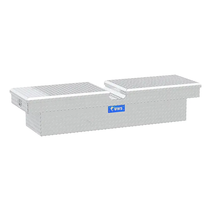 UWS Bright Aluminum 69" Gull Wing Crossover Truck Tool Box TB-69