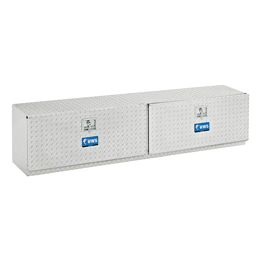 UWS Bright Aluminum 72" Double-Door Topside Truck Tool Box TBTS-72