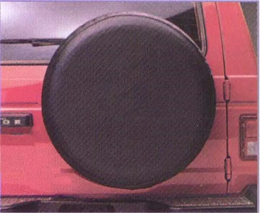 Fia TC227 BLACK Tire Cover