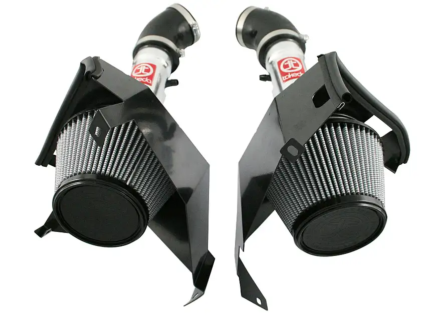 AFE TR-3004P Takeda Stage-2 Cold Air Intake System w/ Pro DRY S Filter Polished