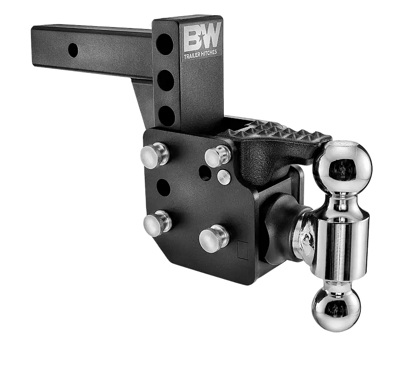 B&W Towing TS10053B 2" Blk T&S Pintle Dual Ball
