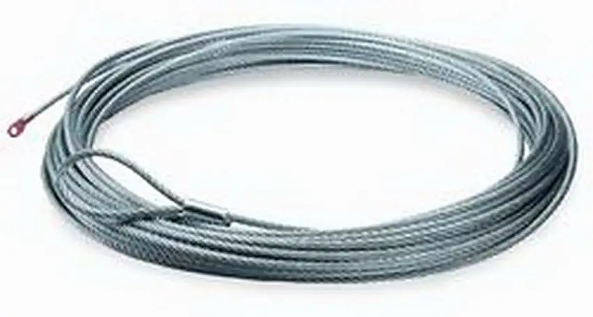 Warn 74313 Winch Cable 3/8 x 80 Galvanized Aircraft Wire Rope