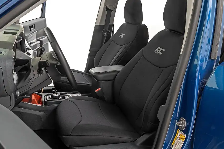 Rough Country Seat Covers FR & RR W/Armrest Crew Cab For 22-25 Ford Maverick 2WD/4WD 91065