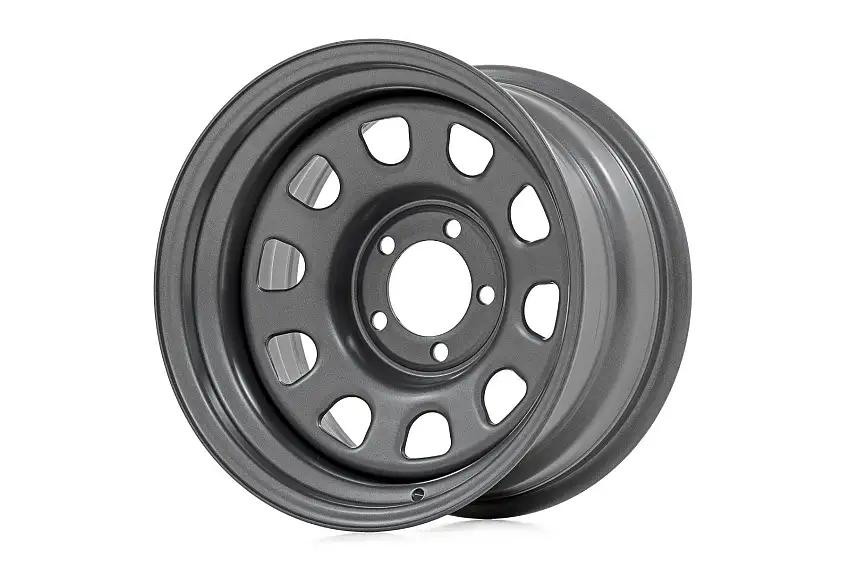 Rough Country Steel Wheel Gray 16x8 6x5.5 4.25 Bore -12 RC51-6883G