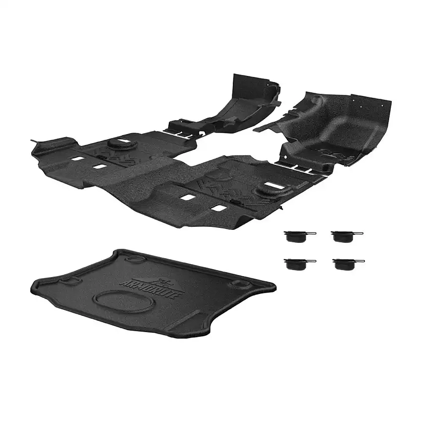 Armorlite Flooring Kit for 07-18 Jeep Wrangler JK Unlimited B1006710-BLK1-