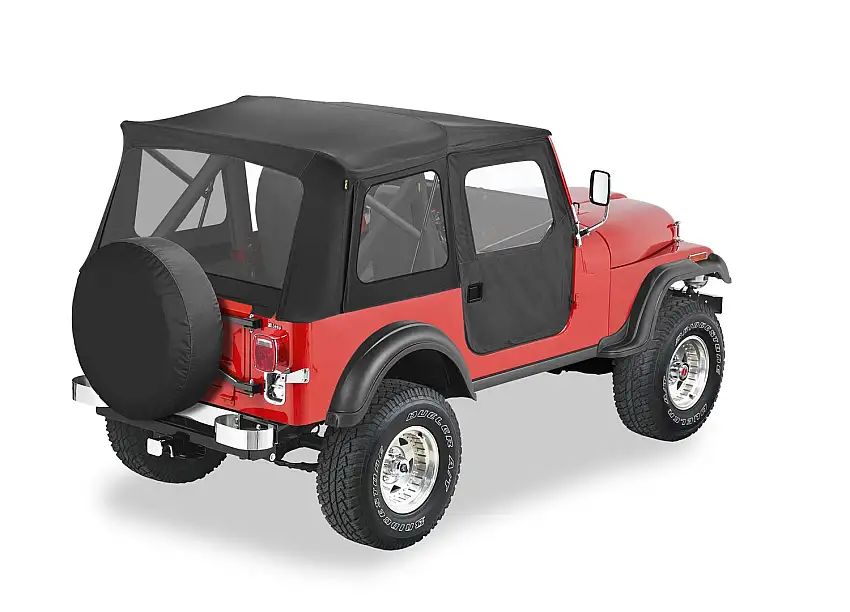 Bestop Supertop(R) Classic Squareback Soft Top Jeep for 59-75 Jeep CJ5 5159501