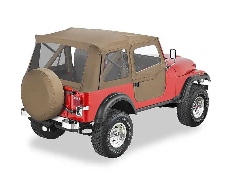 Bestop Supertop(R) Classic Squareback Soft Top Jeep for 59-75 Jeep CJ5 5159504