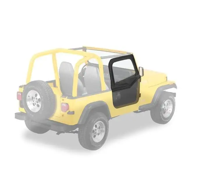 Bestop Upper Fabric Half Doors for 88-95 Jeep Wrangler 5178001